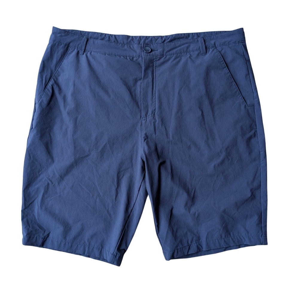 Oakley Shorts Mens 40 Blue Striped Golf Outdoor Athletic Performance Lightweight